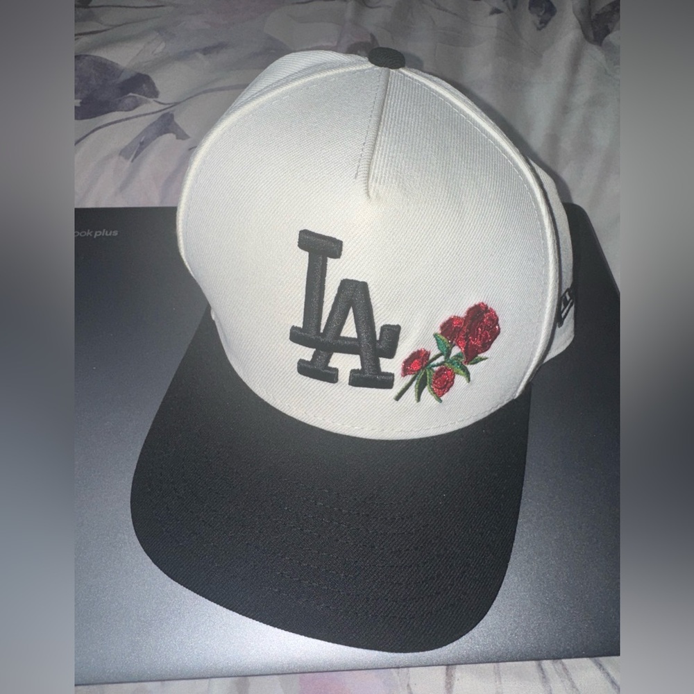 New Era Pink and Black Cap with Baseball Embroidery New No Tags